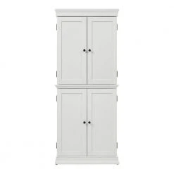 Home Decorators Collection Ivory Food Pantry Cabinet with Adjustable Shelves