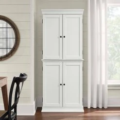 Home Decorators Collection Ivory Food Pantry Cabinet with Adjustable Shelves -Flora Home Decorators Soldes ivory home decorators collection pantry cabinets m22083h1 a0 1000