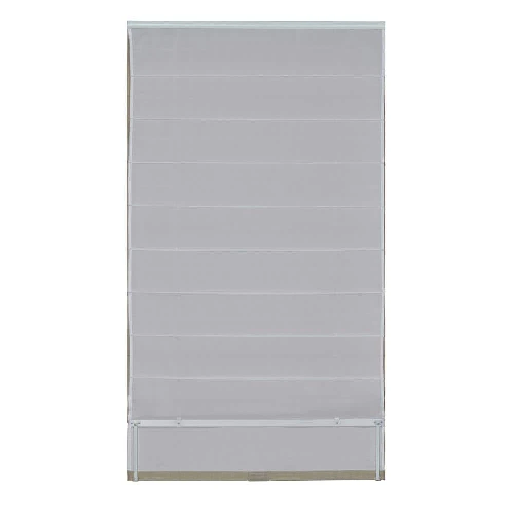 Home Decorators Collection Cordless Light Filtering Fabric Roman Shade 34X64 Ivory 6 Home Decorators Collection Cordless Light Filtering Fabric Roman Shade 34X64 Ivory - Image 4