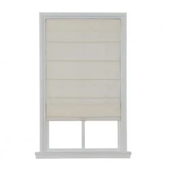 Home Decorators Collection Cordless Blackout Fabric Roman Shade 35X64 Ivory