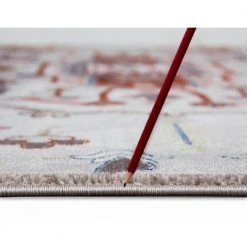 Home Decorators Collection Talya Ivory/Red 8 ft. x 10 ft. Medallion Area Rug -Flora Home Decorators Soldes ivory red home decorators collection area rugs 54027 1f 1000