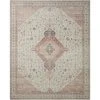 Home Decorators Collection Leesa Ivory/Rust 7 ft. 6 in. x 9 ft. 6 in. Medallion Polyester Area Rug -Flora Home Decorators Soldes ivory rust home decorators collection area rugs 885369572708 64 1000