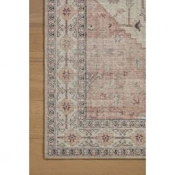 Home Decorators Collection Leesa Ivory/Rust 7 ft. 6 in. x 9 ft. 6 in. Medallion Polyester Area Rug -Flora Home Decorators Soldes ivory rust home decorators collection area rugs 885369572708 c3 1000
