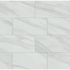 Home Decorators Collection Kolasus White 12 in. x 24 in. Matte Porcelain Floor and Wall Tile (2 sq. ft./Each)