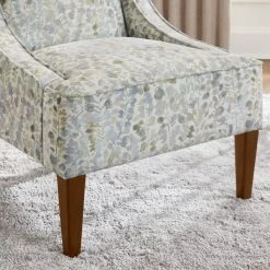 Home Decorators Collection Leabury Classic Swoop Upholstered Accent Chair in Leaf Print (28" W) -Flora Home Decorators Soldes leaf home decorators collection accent chairs kw 124286856 b 1d 1000