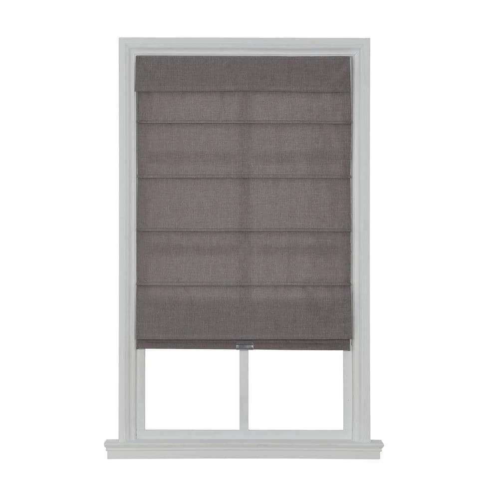 Home Decorators Collection Cordless Light Filtering Fabric Roman Shade 34X64 Light Gray 3 Home Decorators Collection Cordless Light Filtering Fabric Roman Shade 34X64 Light Gray