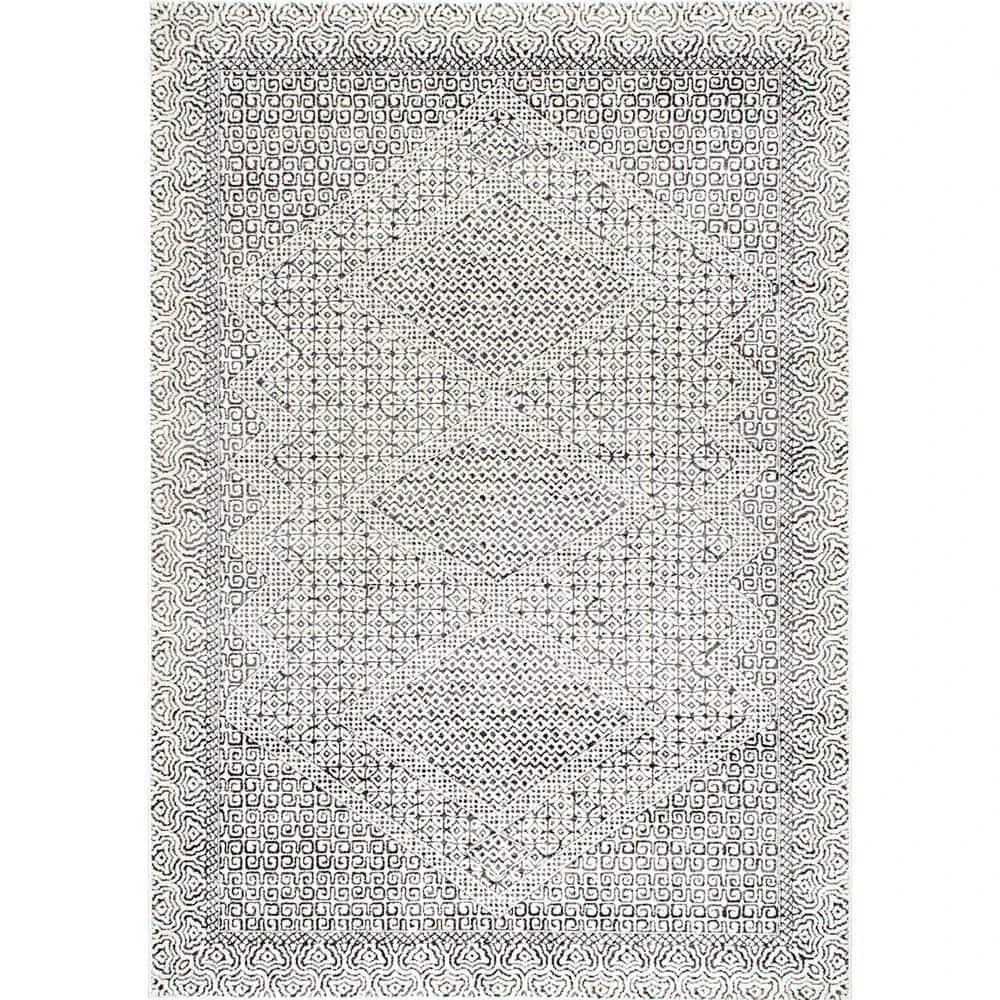 Home Decorators Collection Mozaik Tribal Light Gray 9 ft. x 12 ft. Area Rug 3 Home Decorators Collection Mozaik Tribal Light Gray 9 ft. x 12 ft. Area Rug