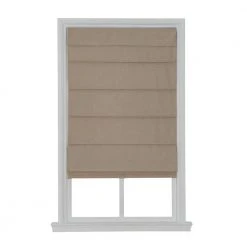 Home Decorators Collection Cordless Blackout Fabric Roman Shade 35X64 Linen