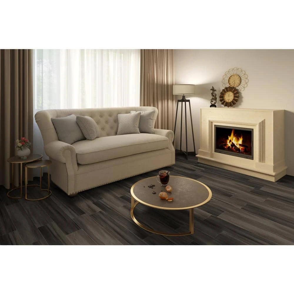 Home Decorators Collection Woodland Loto 7.13 in. W x 48.03 in. L Rigid Core Click Lock Luxury Vinyl Plank Flooring (23.77 sq. ft./case) 4 Home Decorators Collection Woodland Loto 7.13 in. W x 48.03 in. L Rigid Core Click Lock Luxury Vinyl Plank Flooring (23.77 sq. ft./case) - Image 2