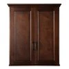 Home Decorators Collection Ashburn 23-1/2 in. W Bathroom Storage Wall Cabinet in Mahogany