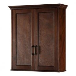 Home Decorators Collection Ashburn 23-1/2 in. W Bathroom Storage Wall Cabinet in Mahogany -Flora Home Decorators Soldes mahogany home decorators collection bathroom wall cabinets asgw2327 c3 1000