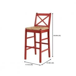 Home Decorators Collection Dorsey Mason Red Wood Bar Stool with Back and Woven Rush Seat 13 Home Decorators Collection Dorsey Mason Red Wood Bar Stool with Back and Woven Rush Seat -Flora Home Decorators Soldes mason red home decorators collection bar stools st1808245 nmas e1 1000