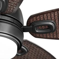 Home Decorators Collection Daniel Island 52 in. White Color Changing Integrated LED Outdoor Matte Black Ceiling Fan with Light Kit and Remote -Flora Home Decorators Soldes matte black home decorators collection ceiling fans with lights 52179 c3 1000