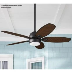 Home Decorators Collection Daniel Island 52 in. White Color Changing Integrated LED Outdoor Matte Black Ceiling Fan with Light Kit and Remote -Flora Home Decorators Soldes matte black home decorators collection ceiling fans with lights 52179 e1 1000