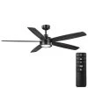 Home Decorators Collection Driskol 60 in. White Color Changing Integrated LED Matte Black Smart Hubspace Ceiling Fan with Light and Remote Control -Flora Home Decorators Soldes matte black home decorators collection ceiling fans with lights 56052 64 1000