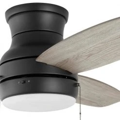 Home Decorators Collection Ashby Park 44 in. White Color Changing Integrated LED Matte Black Ceiling Fan with Light Kit and 3 Reversible Blades -Flora Home Decorators Soldes matte black home decorators collection ceiling fans with lights 59245 66 1000