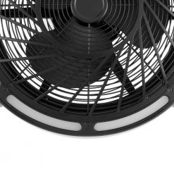 Home Decorators Collection Tuilene 21 in. Integrated LED Matte Black Ceiling Fan with Light and Remote Control -Flora Home Decorators Soldes matte black home decorators collection ceiling fans with lights ak83 mbk 77 1000