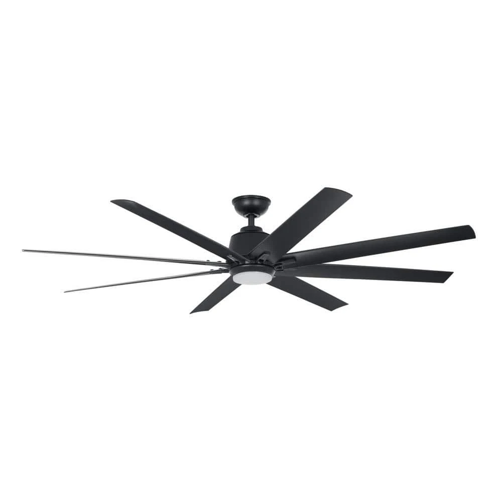 Home Decorators Collection Kensgrove 72 in. Integrated LED Indoor/Outdoor Matte Black Ceiling Fan with Light and Remote Control 5 Home Decorators Collection Kensgrove 72 in. Integrated LED Indoor/Outdoor Matte Black Ceiling Fan with Light and Remote Control - Image 3