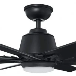 Home Decorators Collection Kensgrove 72 in. Integrated LED Indoor/Outdoor Matte Black Ceiling Fan with Light and Remote Control 18 Home Decorators Collection Kensgrove 72 in. Integrated LED Indoor/Outdoor Matte Black Ceiling Fan with Light and Remote Control -Flora Home Decorators Soldes matte black home decorators collection ceiling fans with lights yg493e mbk c3 1000