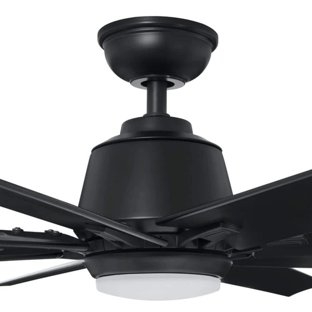 Home Decorators Collection Kensgrove 72 in. Integrated LED Indoor/Outdoor Matte Black Ceiling Fan with Light and Remote Control 10 Home Decorators Collection Kensgrove 72 in. Integrated LED Indoor/Outdoor Matte Black Ceiling Fan with Light and Remote Control - Image 8