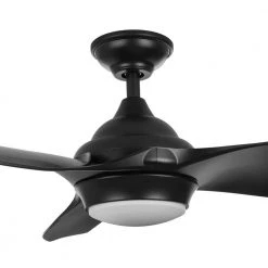 Home Decorators Collection Bachton 60 in. Integrated LED DC Motor Matte Black Ceiling Fan with Light and Remote Control -Flora Home Decorators Soldes matte black home decorators collection ceiling fans with lights yg638a mbk 1d 1000