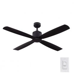 Home Decorators Collection Kitteridge 52 in. Indoor Matte Black Ceiling Fan