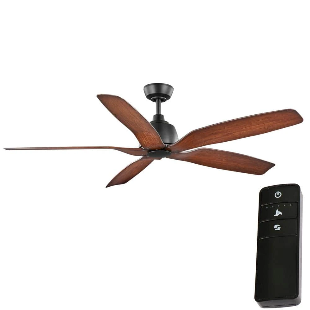 Home Decorators Collection 60 in. Sirrine Indoor/Outdoor Matte Black Smart Hubspace Ceiling Fan with Remote Control 2 Home Decorators Collection 60 in. Sirrine Indoor/Outdoor Matte Black Smart Hubspace Ceiling Fan with Remote Control
