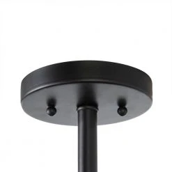 Home Decorators Collection Kristella 12.5 in. 3-Light Matte Black Semi Flush Mount Light with Clear Crystal Shade -Flora Home Decorators Soldes matte black home decorators collection flush mount lights 31820 hbb 44 1000