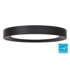 Home Decorators Collection Calloway 15 in. Matte Black Selectable LED Flush Mount -Flora Home Decorators Soldes matte black home decorators collection flush mount lights jxm3011ll mb 76 1000
