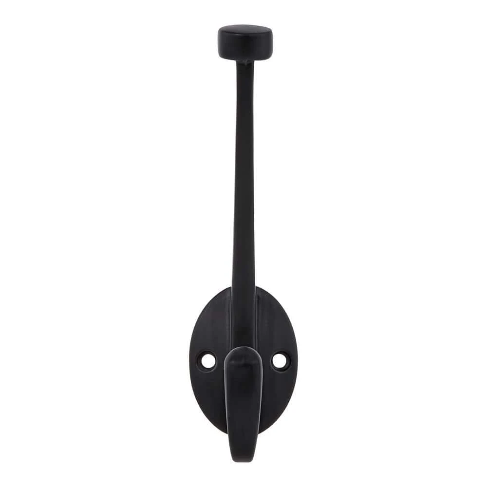Home Decorators Collection 5-5/8 in. Matte Black Pilltop Wall Hooks (6-Pack) 3 Home Decorators Collection 5-5/8 in. Matte Black Pilltop Wall Hooks (6-Pack)