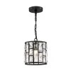 Home Decorators Collection KRISTELLA 1-Light Matte Black Pendant with Clear Crystals -Flora Home Decorators Soldes matte black home decorators collection pendant lights 30685 hbub 64 1000
