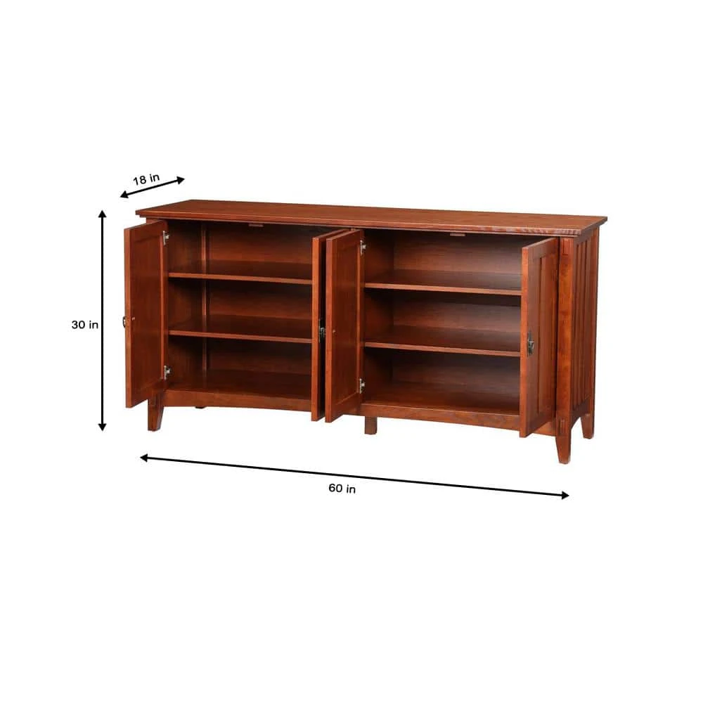 Home Decorators Collection Artisan Medium Oak Buffet 4 Home Decorators Collection Artisan Medium Oak Buffet - Image 2