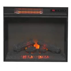 Home Decorators Collection Mattingly 60 in. Freestanding Media Console Electric Fireplace TV Stand in Midnight Cherry -Flora Home Decorators Soldes midnight cherry home decorators collection fireplace tv stands 112272 1f 1000