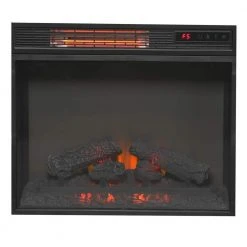 Home Decorators Collection Mattingly 60 in. Freestanding Media Console Electric Fireplace TV Stand in Midnight Cherry -Flora Home Decorators Soldes midnight cherry home decorators collection fireplace tv stands 112272 66 1000