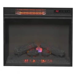 Home Decorators Collection Mattingly 60 in. Freestanding Media Console Electric Fireplace TV Stand in Midnight Cherry -Flora Home Decorators Soldes midnight cherry home decorators collection fireplace tv stands 112272 fa 1000