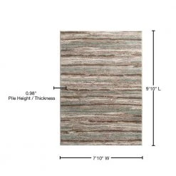 Home Decorators Collection Shoreline Multi 8 ft. x 10 ft. Striped Area Rug 23 Home Decorators Collection Shoreline Multi 8 ft. x 10 ft. Striped Area Rug -Flora Home Decorators Soldes multi home decorators collection area rugs 1203pm80hd 101 76 1000