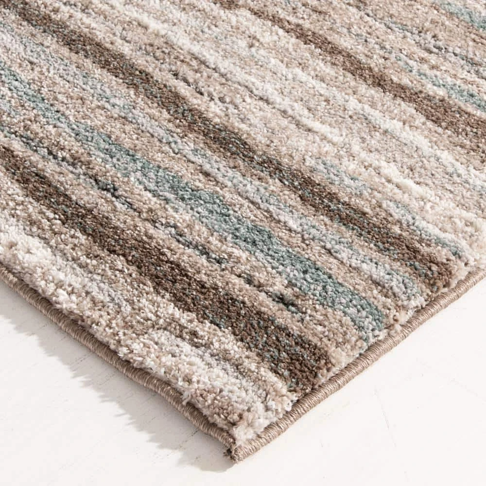 Home Decorators Collection Shoreline Multi 8 ft. x 10 ft. Striped Area Rug 9 Home Decorators Collection Shoreline Multi 8 ft. x 10 ft. Striped Area Rug - Image 7