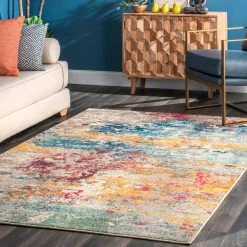 Home Decorators Collection Modern Monet Multi 9 ft. x 12 ft. Area Rug 21 Home Decorators Collection Modern Monet Multi 9 ft. x 12 ft. Area Rug -Flora Home Decorators Soldes multi home decorators collection area rugs kkcb54a 9012 31 1000