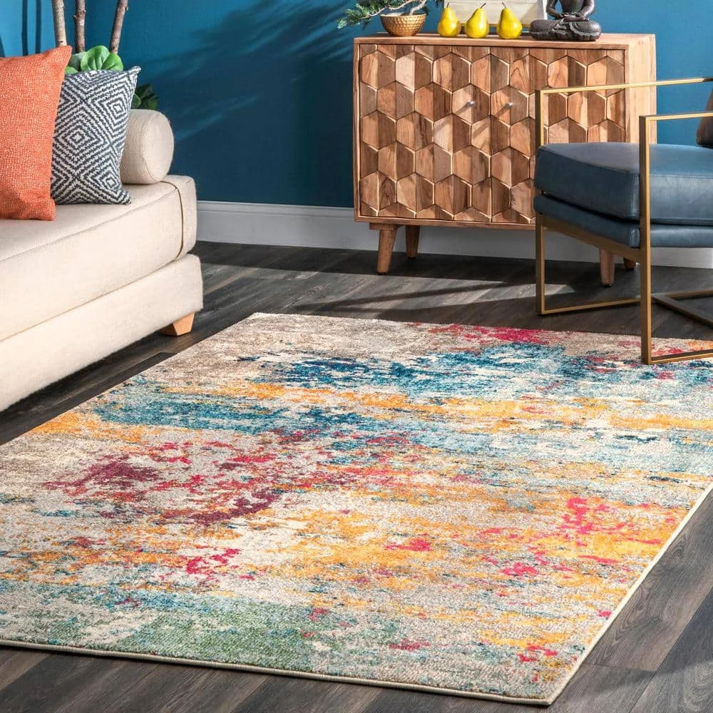 Home Decorators Collection Modern Monet Multi 9 ft. x 12 ft. Area Rug 12 Home Decorators Collection Modern Monet Multi 9 ft. x 12 ft. Area Rug - Image 10