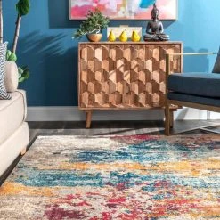 Home Decorators Collection Modern Monet Multi 9 ft. x 12 ft. Area Rug 13 Home Decorators Collection Modern Monet Multi 9 ft. x 12 ft. Area Rug -Flora Home Decorators Soldes multi home decorators collection area rugs kkcb54a 9012 77 1000