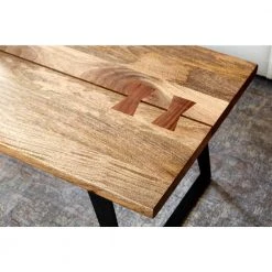 Home Decorators Collection Cosbyrne 48 in. Natural Large Rectangle Wood Coffee Table with Metal Base -Flora Home Decorators Soldes natural home decorators collection coffee tables acb 2609 59 1d 1000