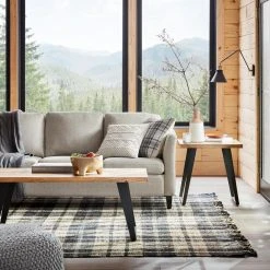 Home Decorators Collection Cosbyrne 48 in. Natural Large Rectangle Wood Coffee Table with Metal Base -Flora Home Decorators Soldes natural home decorators collection coffee tables acb 2609 59 40 1000