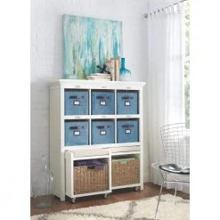 Home Decorators Collection 15 in. H x 11 in. W x 11 in. D Brown Wicker -Flora Home Decorators Soldes natural home decorators collection cube storage organizers 4066700950 fa 1000