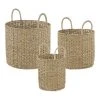 Home Decorators Collection Round Woven Seagrass Storage Baskets (Set of 3) 2 Home Decorators Collection Round Woven Seagrass Storage Baskets (Set of 3) -Flora Home Decorators Soldes natural home decorators collection storage baskets feh2111 04 64 1000