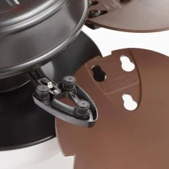 Home Decorators Collection Palm Cove 44 in. Indoor/Outdoor LED Natural Iron Ceiling Fan with Light Kit, Downrod and Reversible Motor -Flora Home Decorators Soldes natural iron home decorators collection ceiling fans with lights 51544 4f 1000