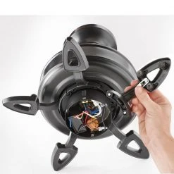 Home Decorators Collection Palm Cove 44 in. Indoor/Outdoor LED Natural Iron Ceiling Fan with Light Kit, Downrod and Reversible Motor -Flora Home Decorators Soldes natural iron home decorators collection ceiling fans with lights 51544 66 1000