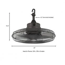 Home Decorators Collection Calthorpe 20 in. Portable Natural Iron Ceiling Fan -Flora Home Decorators Soldes natural iron home decorators collection ceiling fans without lights yg682 ni 77 1000