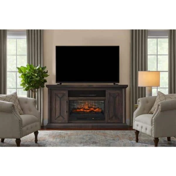 Home Decorators Collection Madison 68 in. Freestanding Electric Fireplace TV Stand in Natural Rustic Oak 3 Home Decorators Collection Madison 68 in. Freestanding Electric Fireplace TV Stand in Natural Rustic Oak