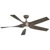 Home Decorators Collection Sky Parlor 56 in. Integrated LED Indoor Burnished Nickel Ceiling Fan with Light -Flora Home Decorators Soldes nickel home decorators collection ceiling fans with lights 34613 64 1000