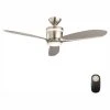 Home Decorators Collection Federigo 48 in. Integrated LED Indoor Nickel Ceiling Fan with Light Kit and Remote Control -Flora Home Decorators Soldes nickel home decorators collection ceiling fans with lights sw1618bn 64 1000